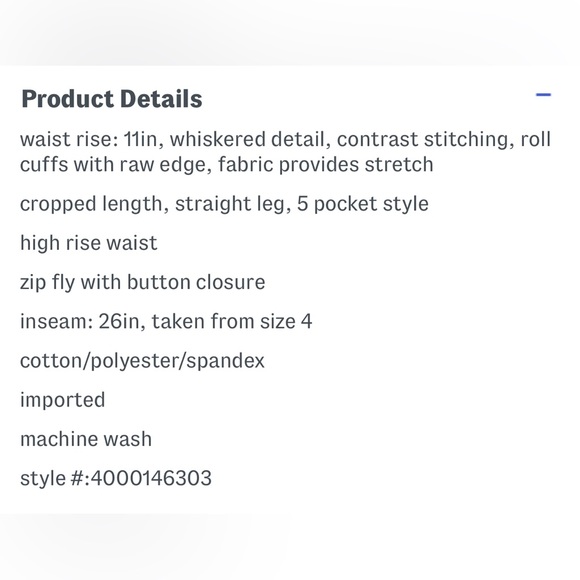 Nanette Lepore Jolie Super High Rise Straight Jeans - Picture 3 of 3